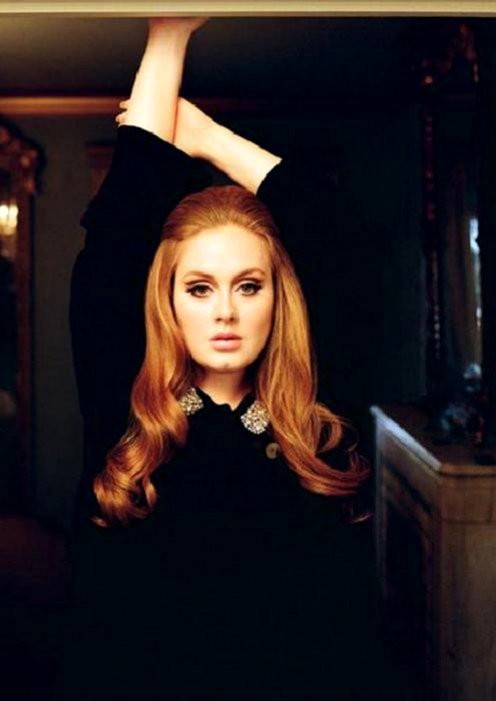 Gambar Foto Photoshoot Adele Untuk Majalah Billboard Edisi Desember 2011