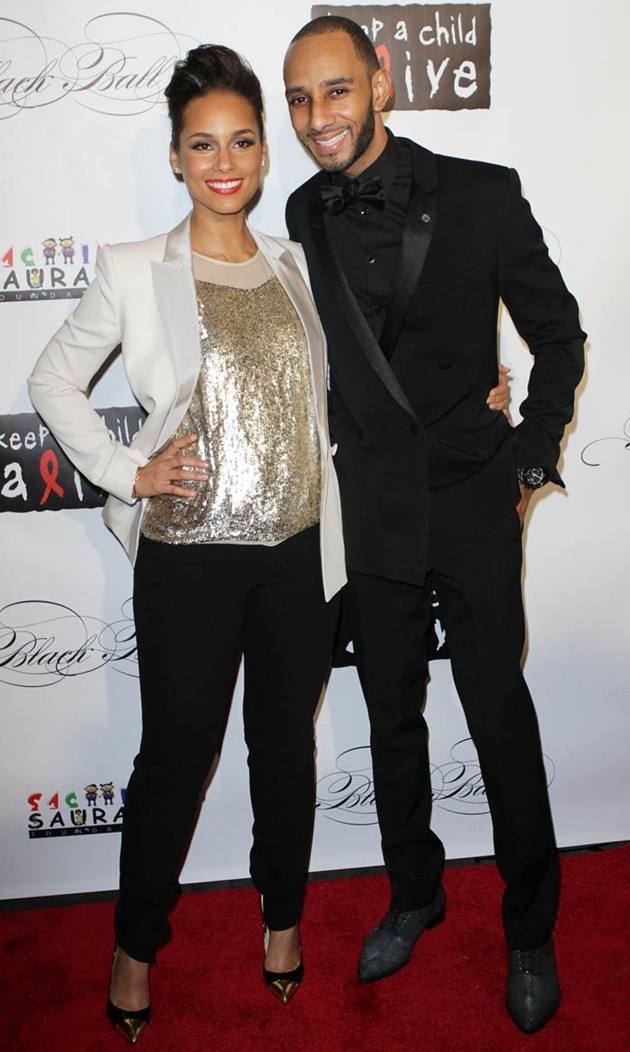 Gambar Foto Alicia Keys di Acara Keep A Child Alive Black