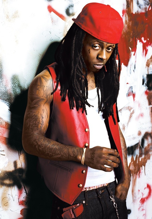 Gambar Foto Pose Lil Wayne untuk Keperluan Promo Album