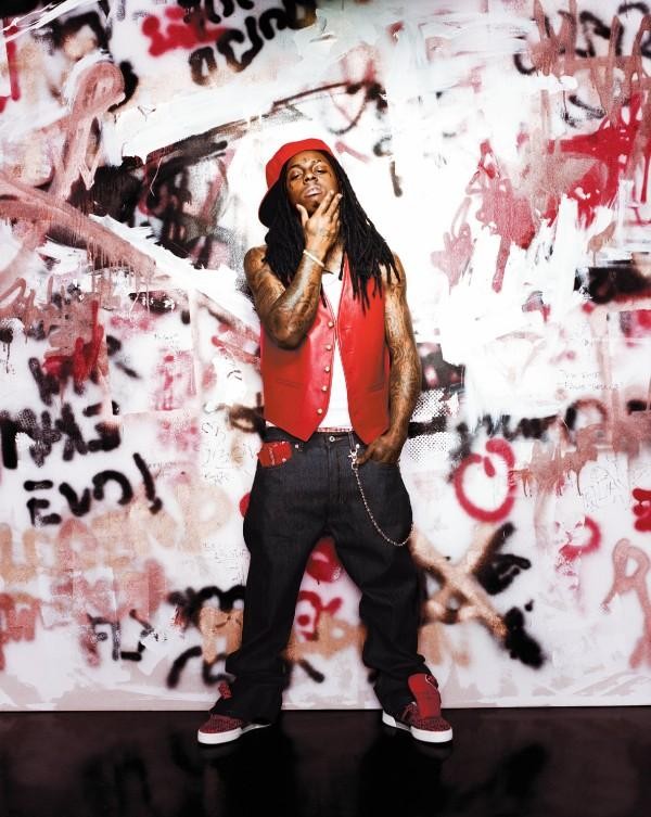 Gambar Foto Pose Lil Wayne untuk Keperluan Promo Album