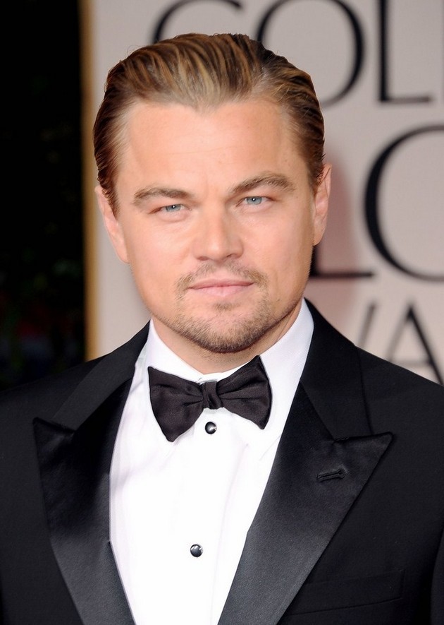 Gambar Foto Leonardo DiCaprio di Red Carpet Golden Globes 2012