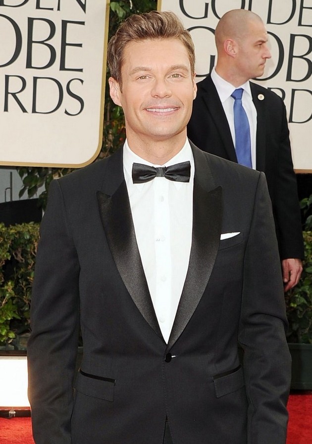 Gambar Foto Ryan Seacrest di Red Carpet Golden Globes 2012