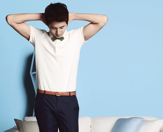 Gambar Foto Won Bin menjadi model I'M DAVID Summer 2011 Collection