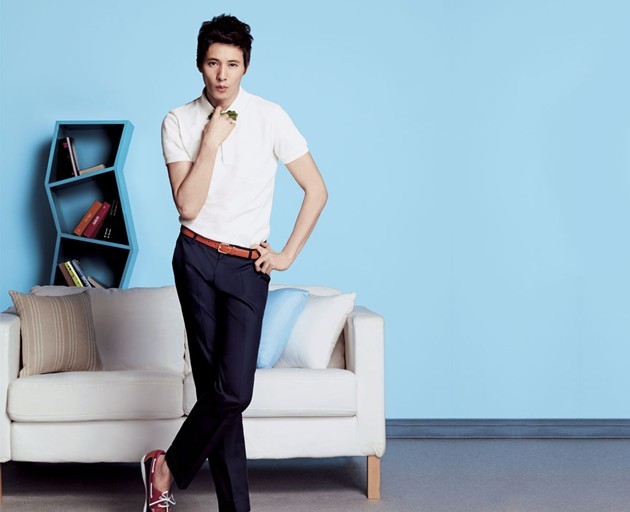 Gambar Foto Won Bin menjadi model I'M DAVID Summer 2011 Collection