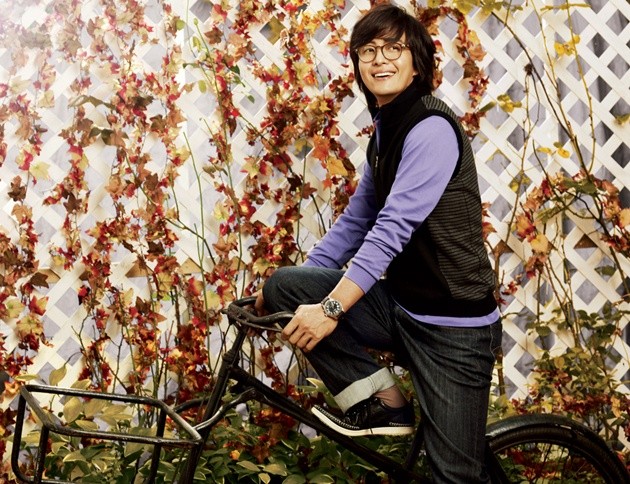 Gambar Foto Bae Yong Joon untuk Katalog Arnaldo Bassini edisi Fall 2011