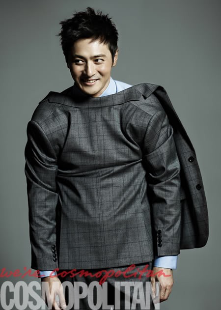Gambar Foto Jang Dong Gun di Majalah Cosmopolitan