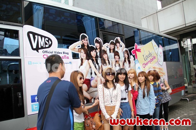 Gambar Foto Persiapan Cherry Belle Berangkat Tour di 7 Kota