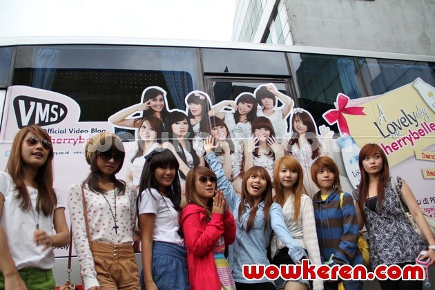 Gambar Foto Persiapan Cherry Belle Berangkat Tour di 7 Kota