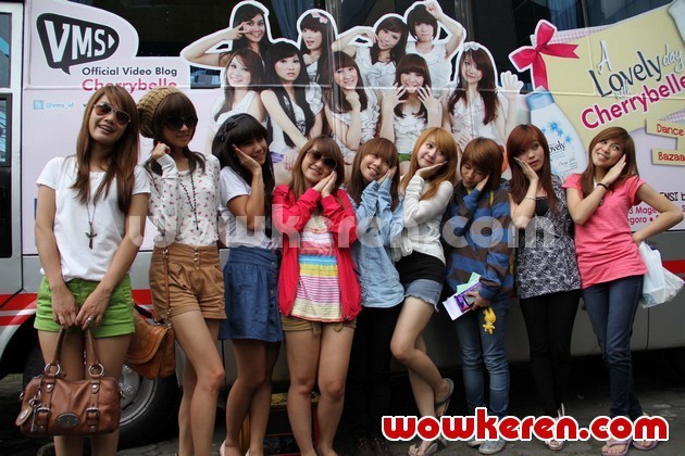 Gambar Foto Persiapan Cherry Belle Berangkat Tour di 7 Kota