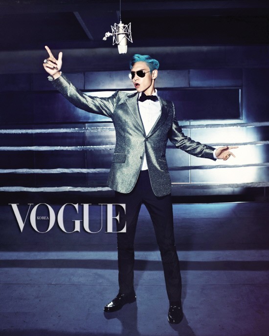 Gambar Foto T.O.P di Majalah Vogue