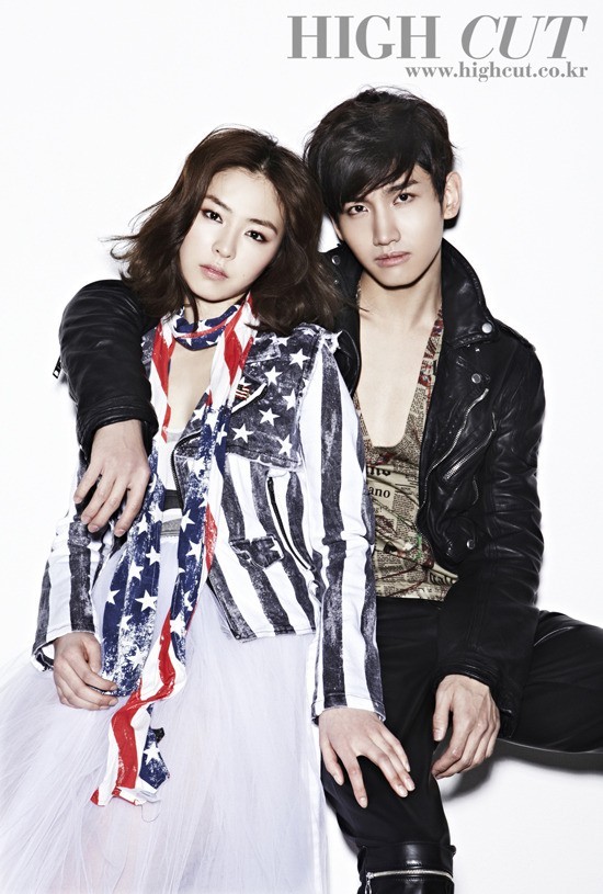 Gambar Foto Lee Yeon Hee dan Max Changmin di Majalah High Cut
