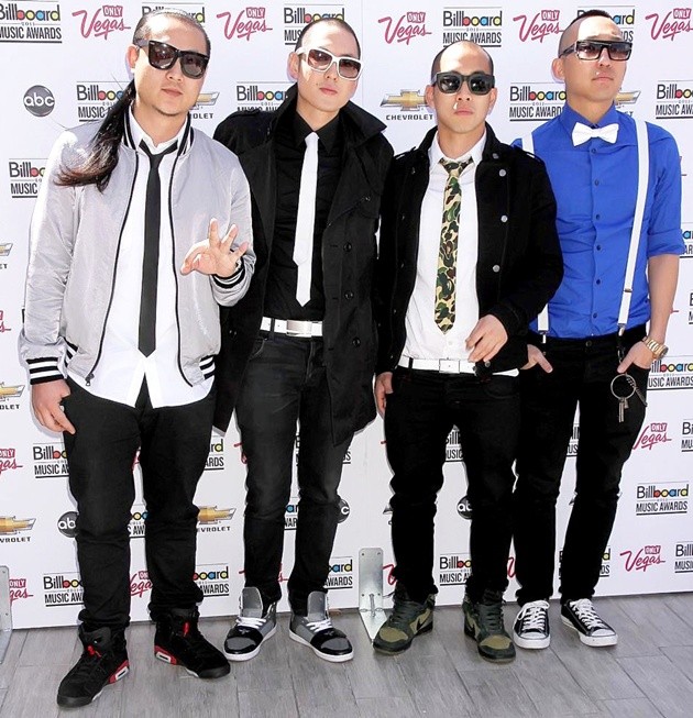 Gambar Foto Far East Movement di Acara Billboard Music Awards