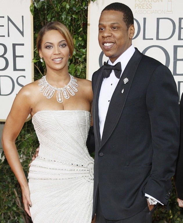 Gambar Foto Beyonce Knowles di Golden Globe Awards 2012