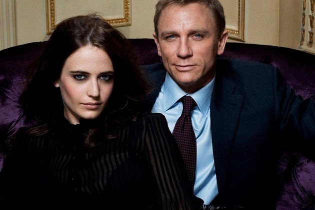 Gambar Foto Daniel Craig dan Eva Green Photoshoot