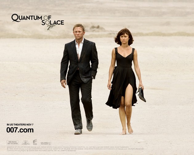 Gambar Foto Daniel Craig dan Olga Kurylenko di Promo Quantum of Solace