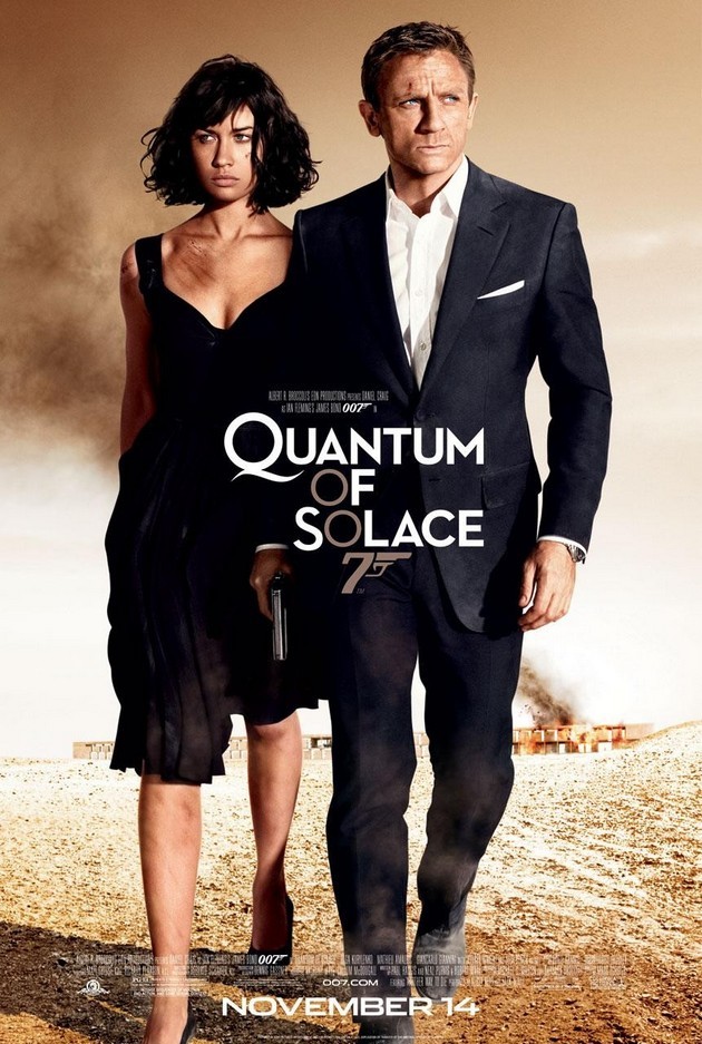 Gambar Foto Daniel Craig dan Olga Kurylenko di Poster Quantum of Solace