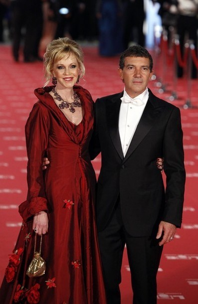 Gambar Foto Antonio Banderas dan Melanie Griffith di Goya Film Awards