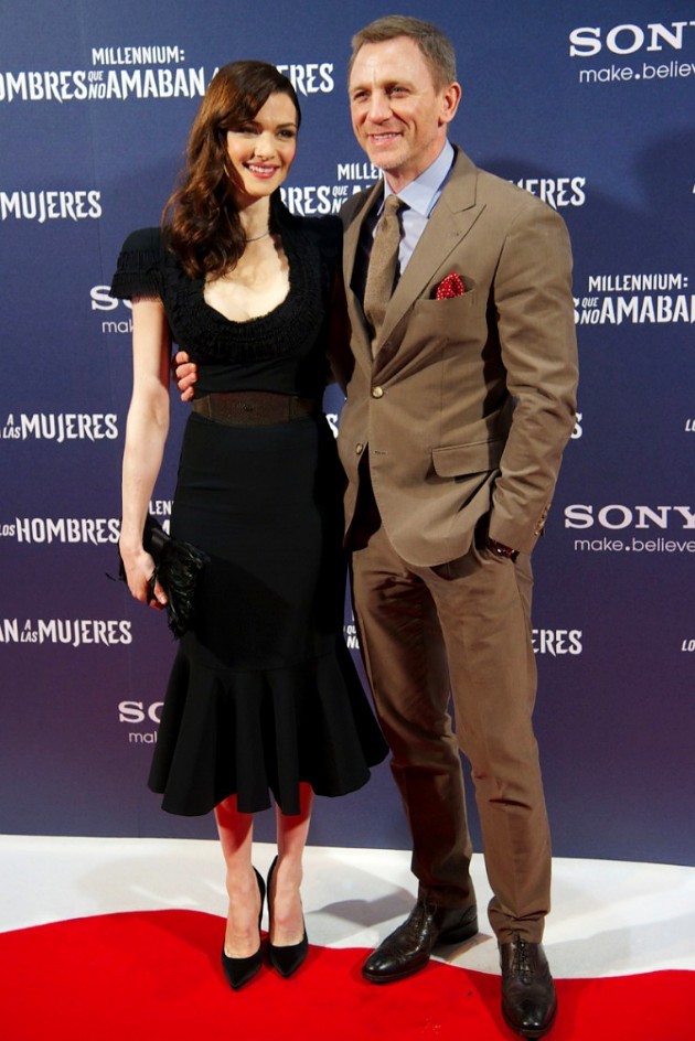 Gambar Foto Daniel Craig dan Rachel Weisz di Premiere 'The Girl with the Dragon Tattoo'