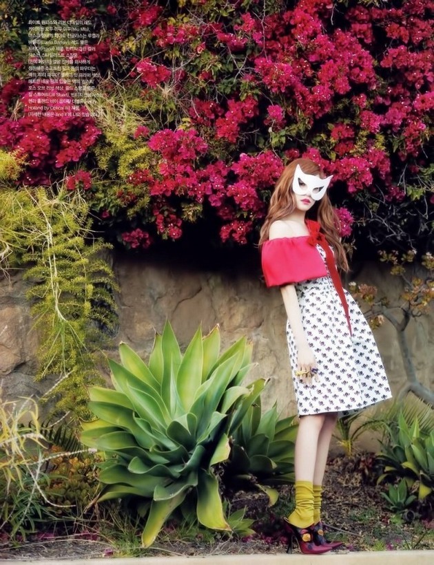 Gambar Foto Tiffany di Majalah Vogue Girl Edisi April 2012