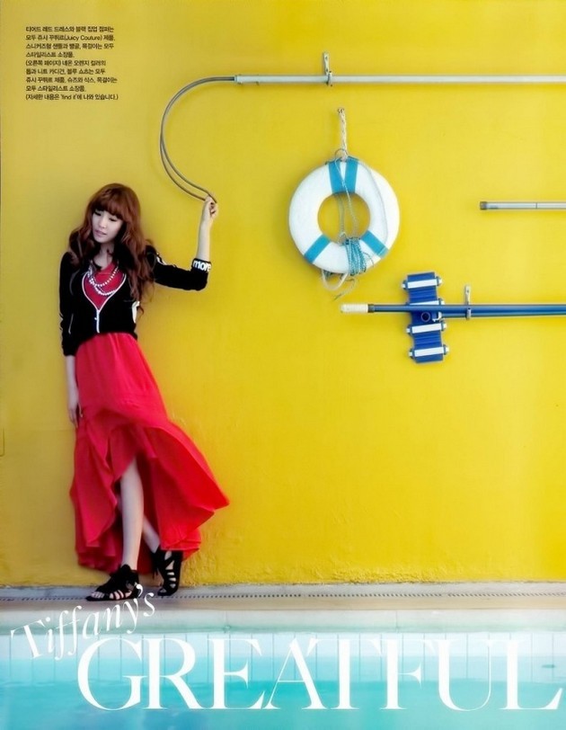 Gambar Foto Tiffany di Majalah Vogue Girl Edisi April 2012