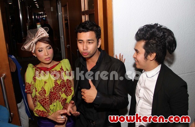 Gambar Foto Ayu Dewi, Raffi Ahmad dan Olga Syahputra di Semarak HUT 'Dahsyat' Ke-4 RCTI