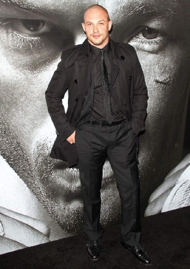 Gambar Foto Tom Hardy di Premiere 'Warrior'