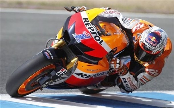 Gambar Foto Casey Stoner di Pre-Test MotoGP Hari-2