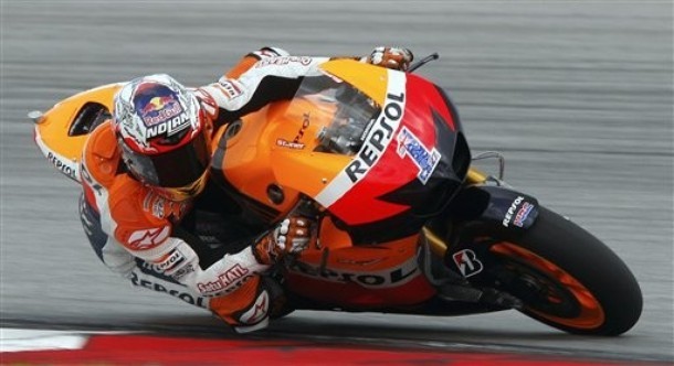 Gambar Foto Casey Stoner di Pre-Test MotoGP Hari-3