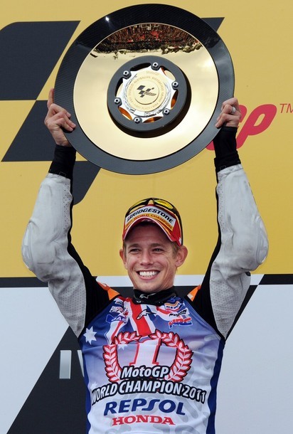 Gambar Foto Casey Stoner Menang di Australian MotoGP