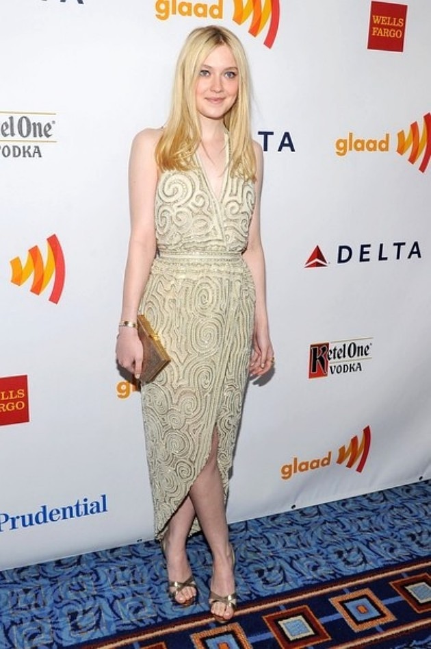 Gambar Foto Dakota Fanning di 3rd Annual GLAAD Media Awards