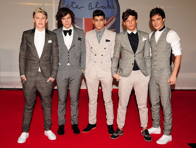 Gambar Foto One Direction di Acara BRIT Awards 2012