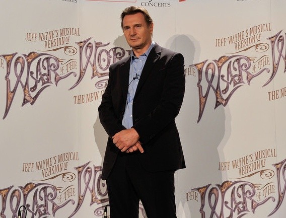 Gambar Foto Liam Neeson di Acara 2012 European Tour Press Conference