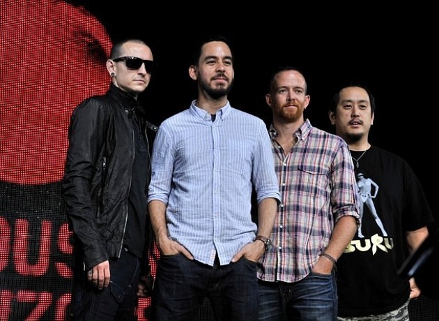 Gambar Foto Linkin Park di Japan Tour Press Conference