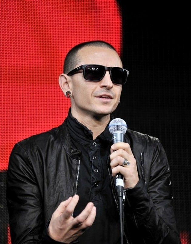 Gambar Foto Chester Bennington dari Linkin Park di Japan Tour Press Conference
