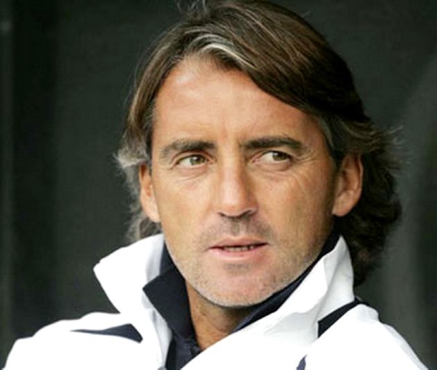 Gambar Foto Roberto Mancini di English Premier League Football Match