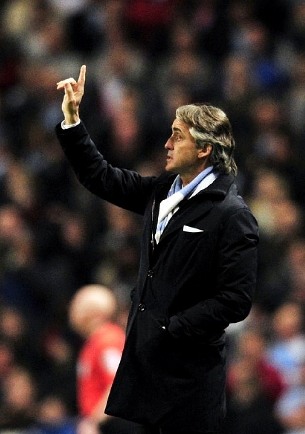 Gambar Foto Roberto Mancini di English Premier League Football Match