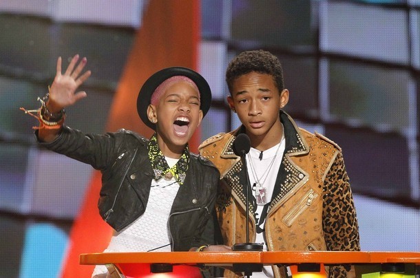 Gambar Foto Willow Smith dan Jaden  Smith di Kids' Choice Awards 2012