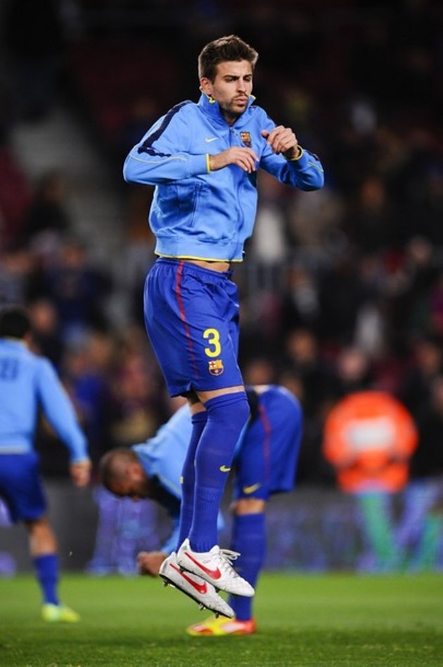 Gambar Foto Gerard Pique di La Liga Match
