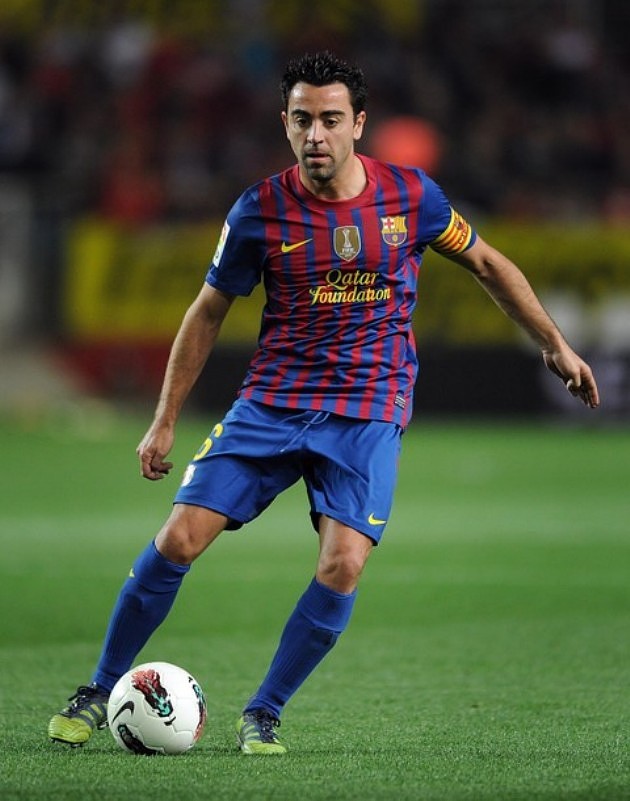 Gambar Foto Xavi Hernandez di La Liga Match