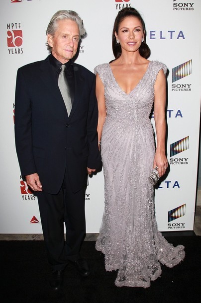 Gambar Foto Catherine Zeta-Jones dan Michael Douglas di 6th Annual 'A Fine Romance'