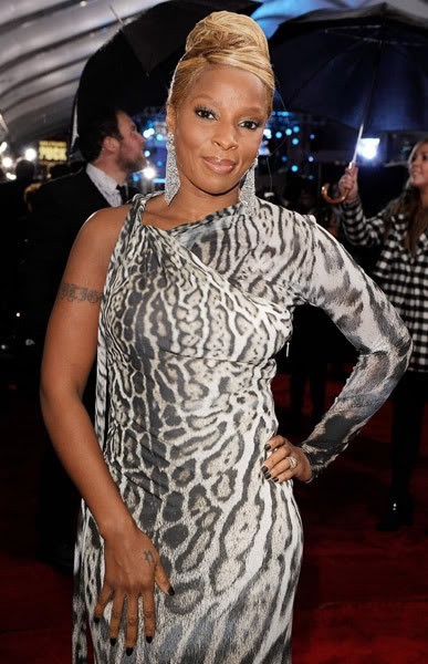 Gambar Foto Mary J. Blige di American Music Awards 2011