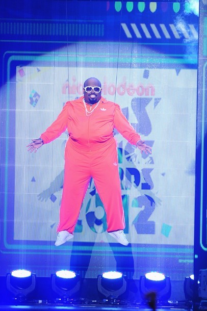 Gambar Foto Cee-Lo di Panggung Kids' Choice Awards 2012