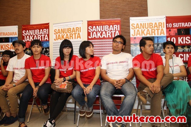 Gambar Foto Dinda Kanya Dewi dan Lola Amaria di Jumpa Pers 'Sanubari Jakarta'