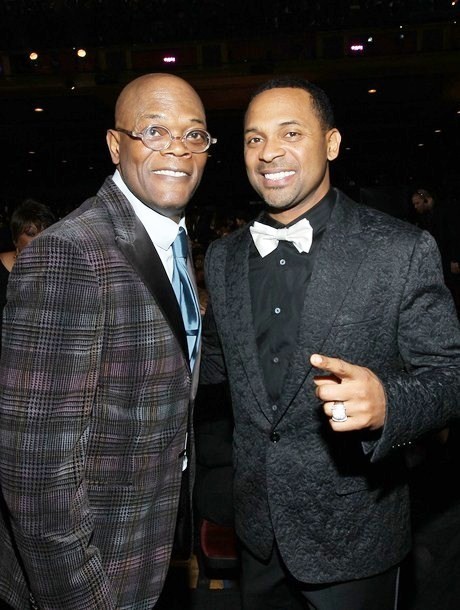 Gambar Foto Samuel L. Jackson dan Mike Epps di NAACP Image Awards