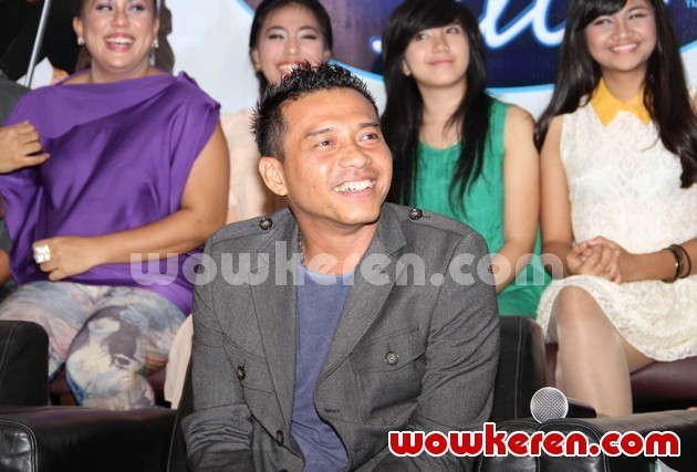 Gambar Foto Anang Hermansyah di Konferensi Pers 'Indonesian Idol'