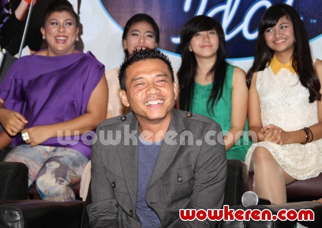 Gambar Foto Anang Hermansyah di Konferensi Pers 'Indonesian Idol'