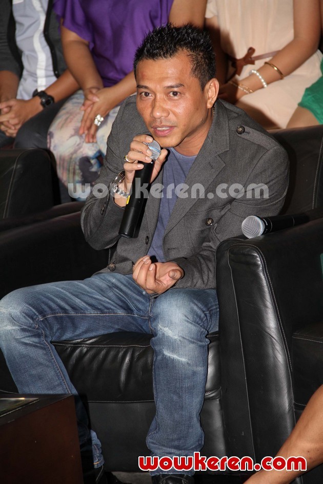 Gambar Foto Anang Hermansyah di Konferensi Pers 'Indonesian Idol'