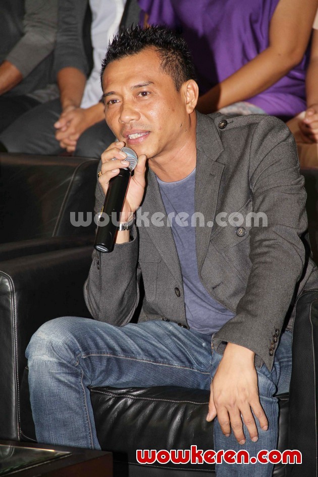 Gambar Foto Anang Hermansyah di Konferensi Pers 'Indonesian Idol'