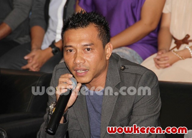 Gambar Foto Anang Hermansyah di Konferensi Pers 'Indonesian Idol'
