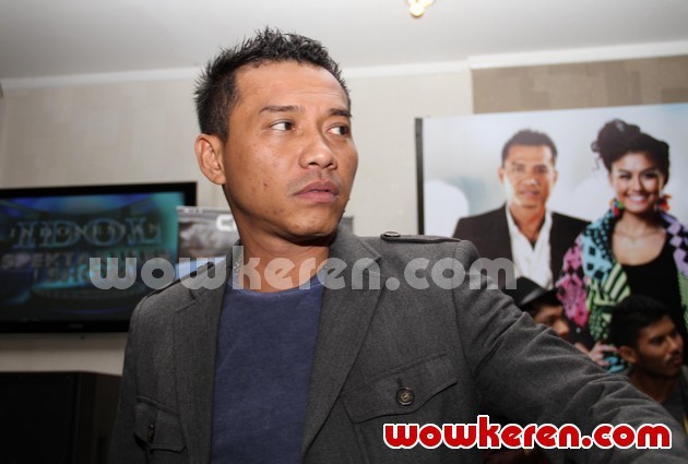 Gambar Foto Anang Hermansyah di Konferensi Pers 'Indonesian Idol'